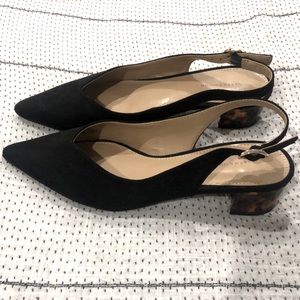 NWT! Never worn! Suede heels!